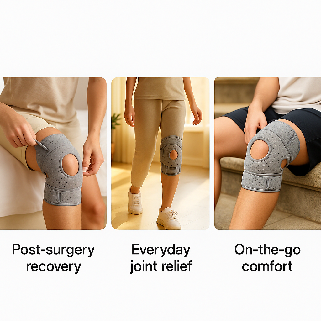 Experience instant, all-day knee support with JointEase Knee Brace