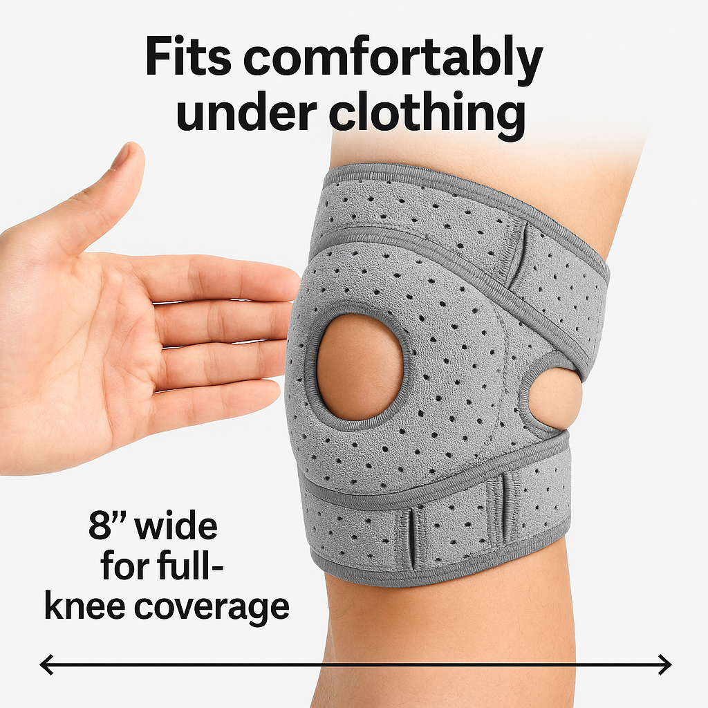 Experience instant, all-day knee support with JointEase Knee Brace