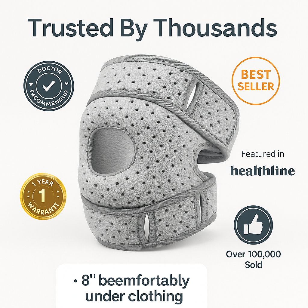 Experience instant, all-day knee support with JointEase Knee Brace